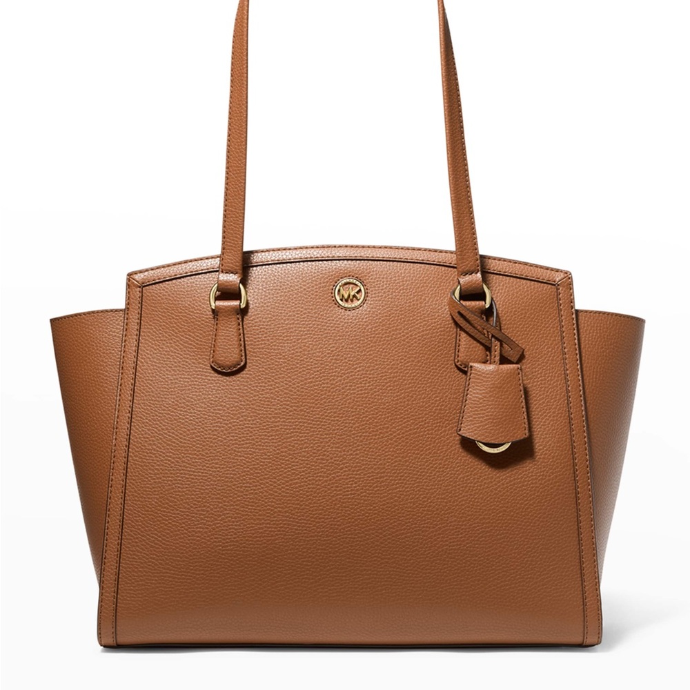 Michael Kors Chantal Large Leather Tote Bag